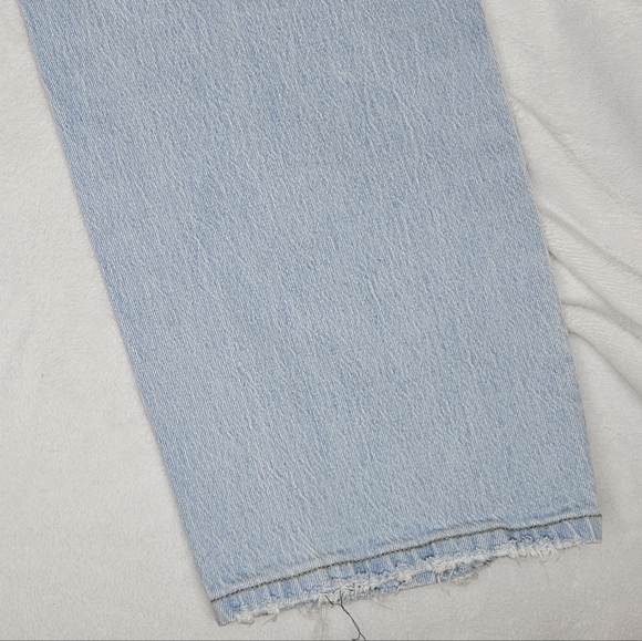 Women's Vintage Style Button Up Straight Leg Denim Jeans - Picture 10 of 11